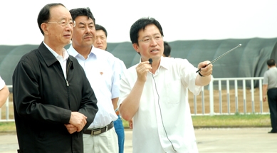原中共中央書記處書記、中紀(jì)委副書記何勇視察我公司